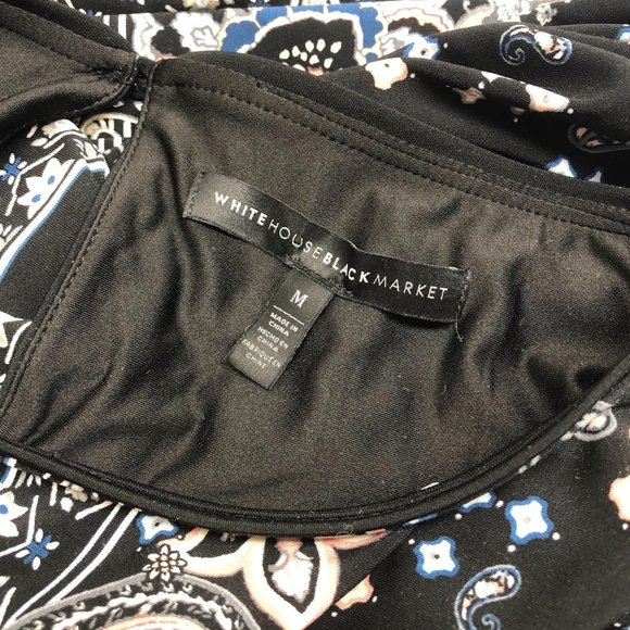 White House Black Market Paisley Sheath Dress - Picture 4 of 5